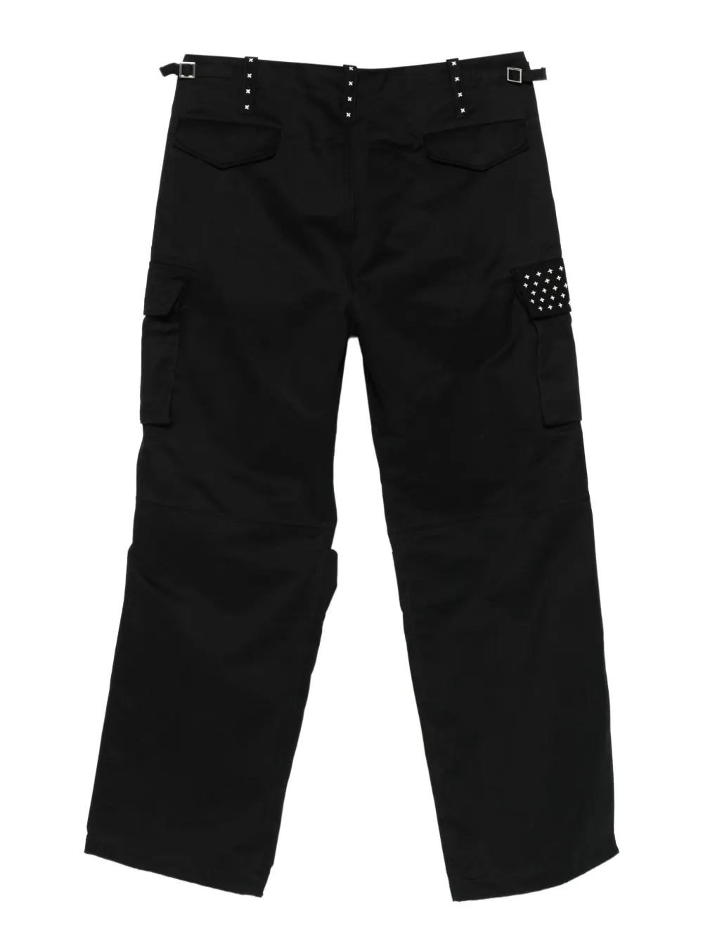 BLUEMARBLE embroidered cargo trousers - Zwart
