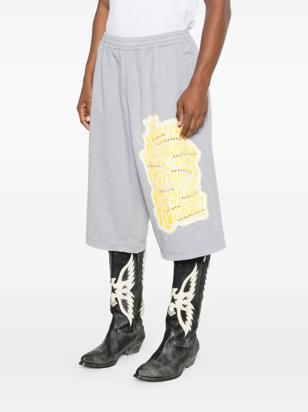 Bluemarble Denim Shorts In Blue