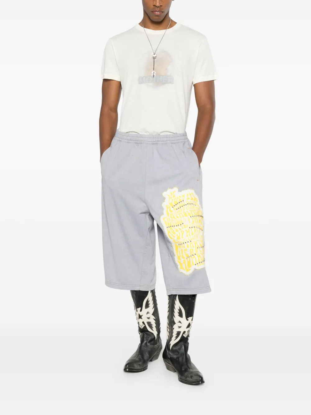 BLUEMARBLE denim shorts - Blauw