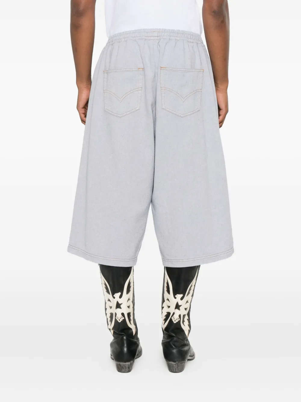 Bluemarble Denim Shorts In Blue