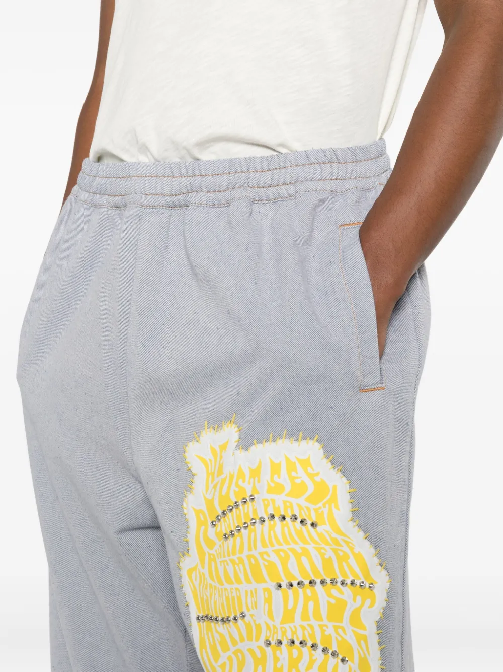 Bluemarble Denim Shorts In Blue