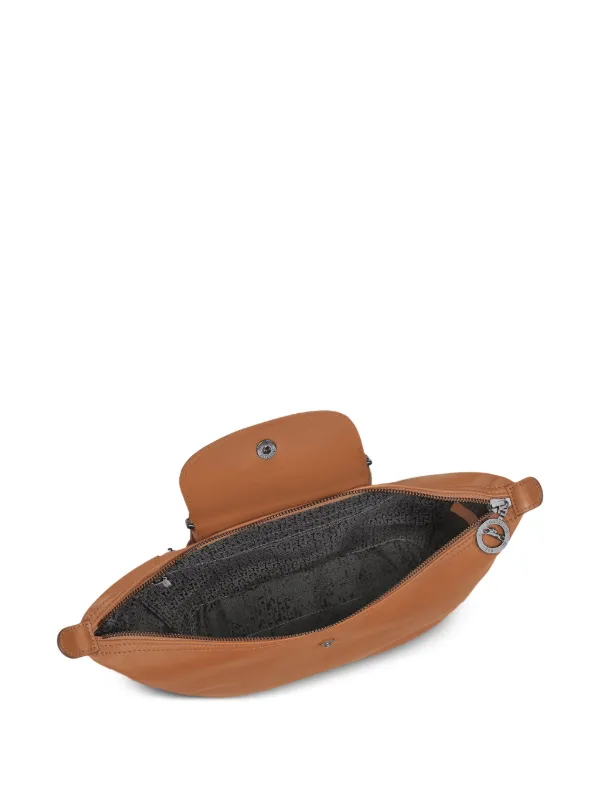 Longchamp Le Pliage Xtra M flap-detail Backpack | Orange  display picture 3