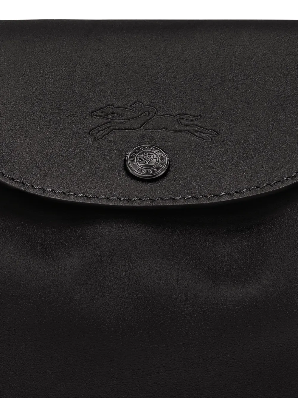 Longchamp Medium Le Pliage Xtra Leather Shoulder Bag In Black