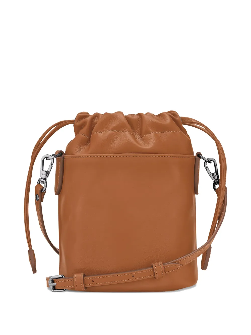 Longchamp Mini Le Pliage Xtra Drawstring Bucket Bag In Brown
