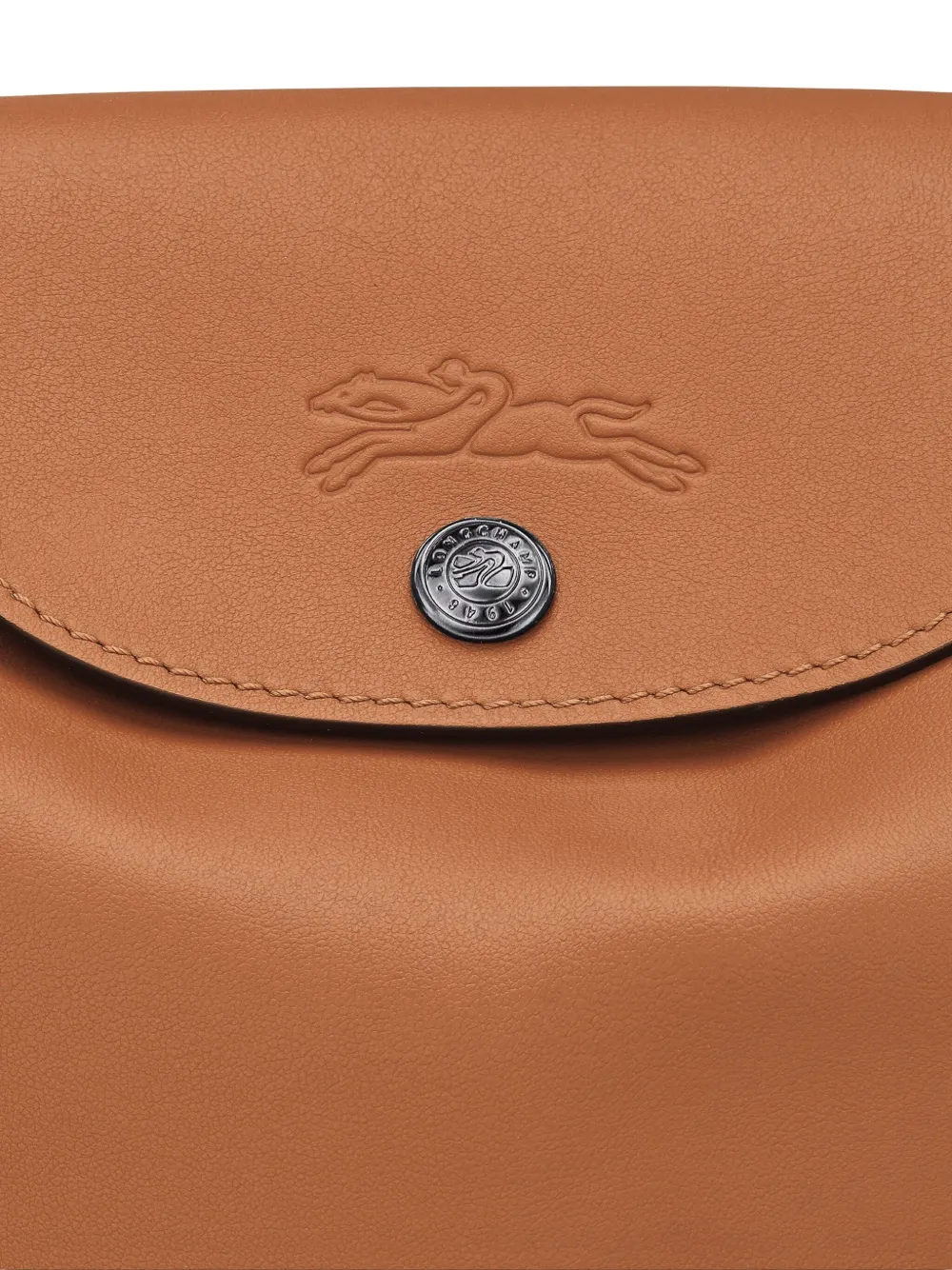 Longchamp Medium Le Pliage Xtra Leather Crossbody Bag In Brown