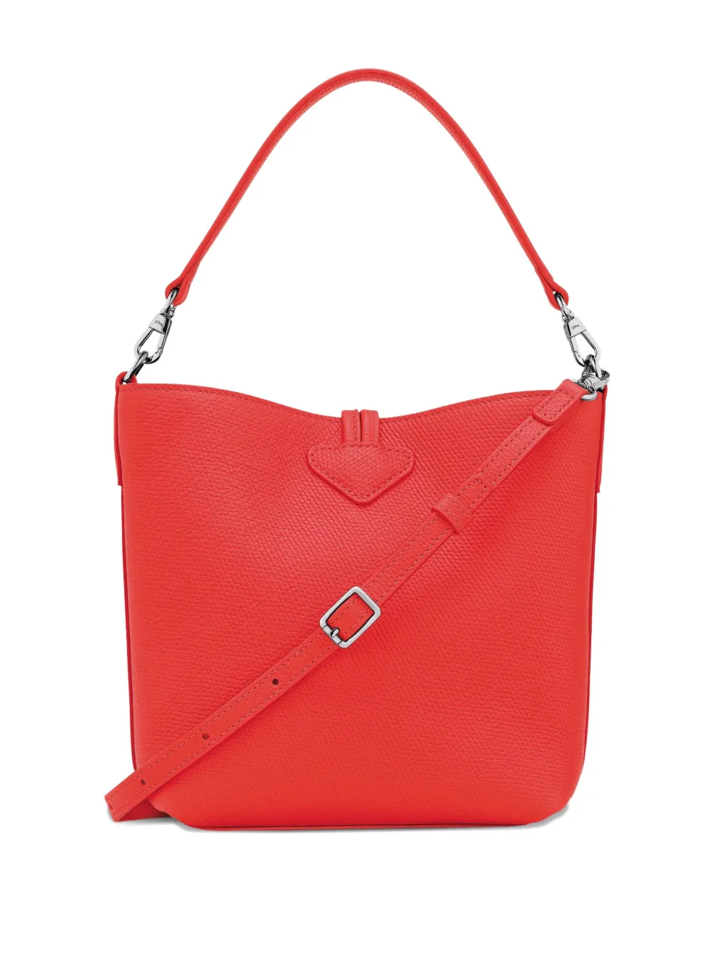 Longchamp Mini Le Roseau Bucket Bag In Red