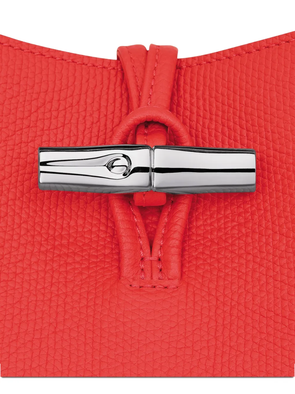 Longchamp Mini Le Roseau Bucket Bag In Red