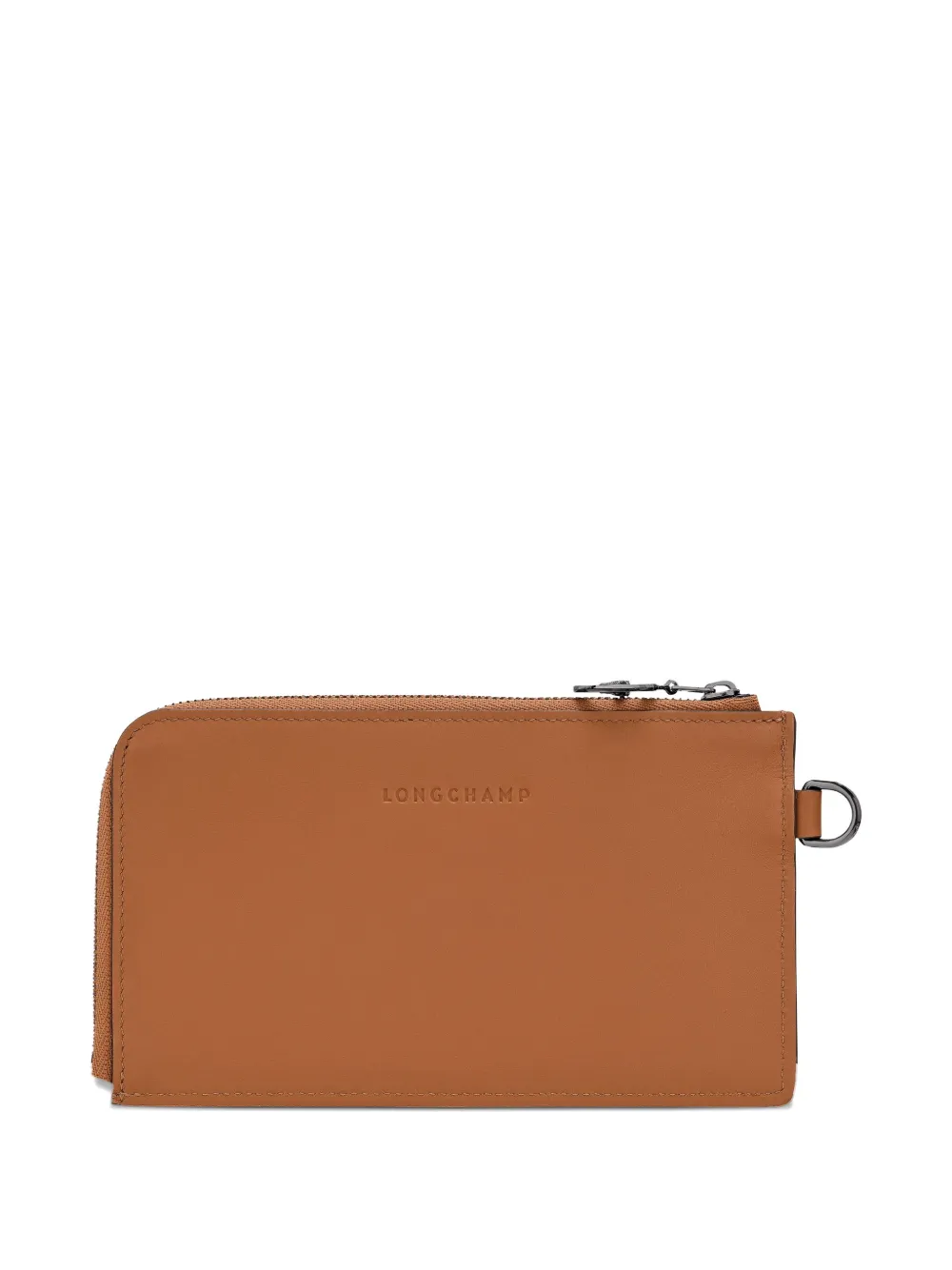 Longchamp Le Pliage Xtra Embossed Zip Pouch In Brown