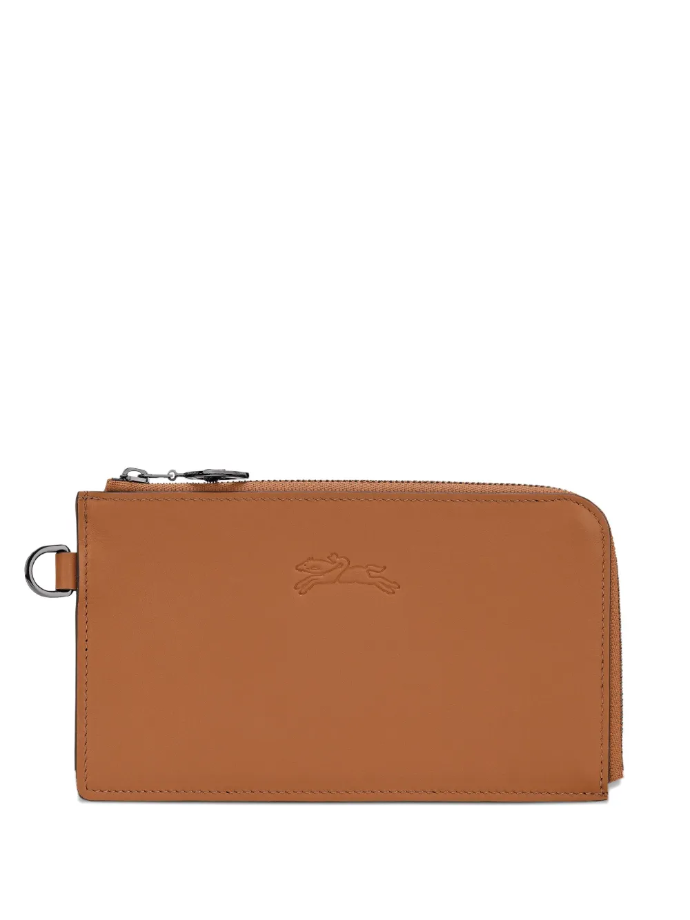 Longchamp Le Pliage Xtra Embossed Zip Pouch In Brown