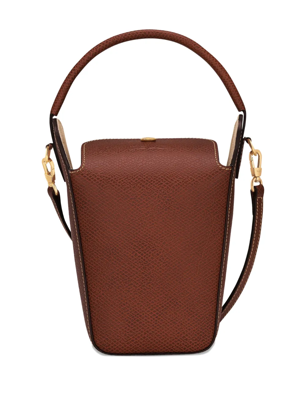  Longchamp Mini épure Pop Corn Bucket Bag - Brown 