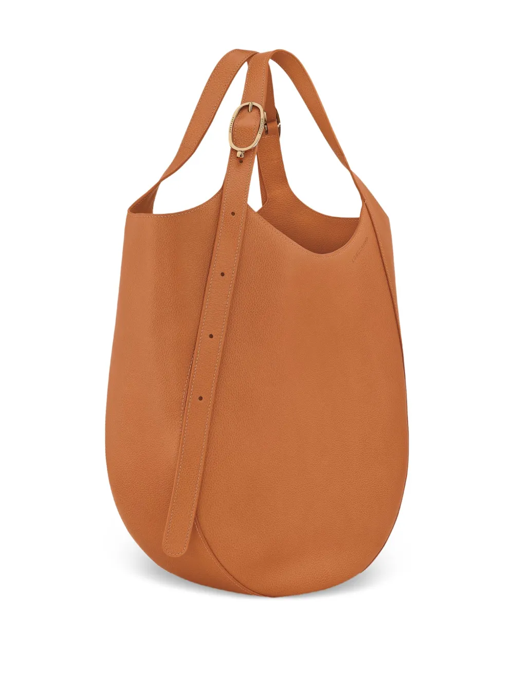 Longchamp Le Foulonné Xl 粒面皮质托特包 In Brown