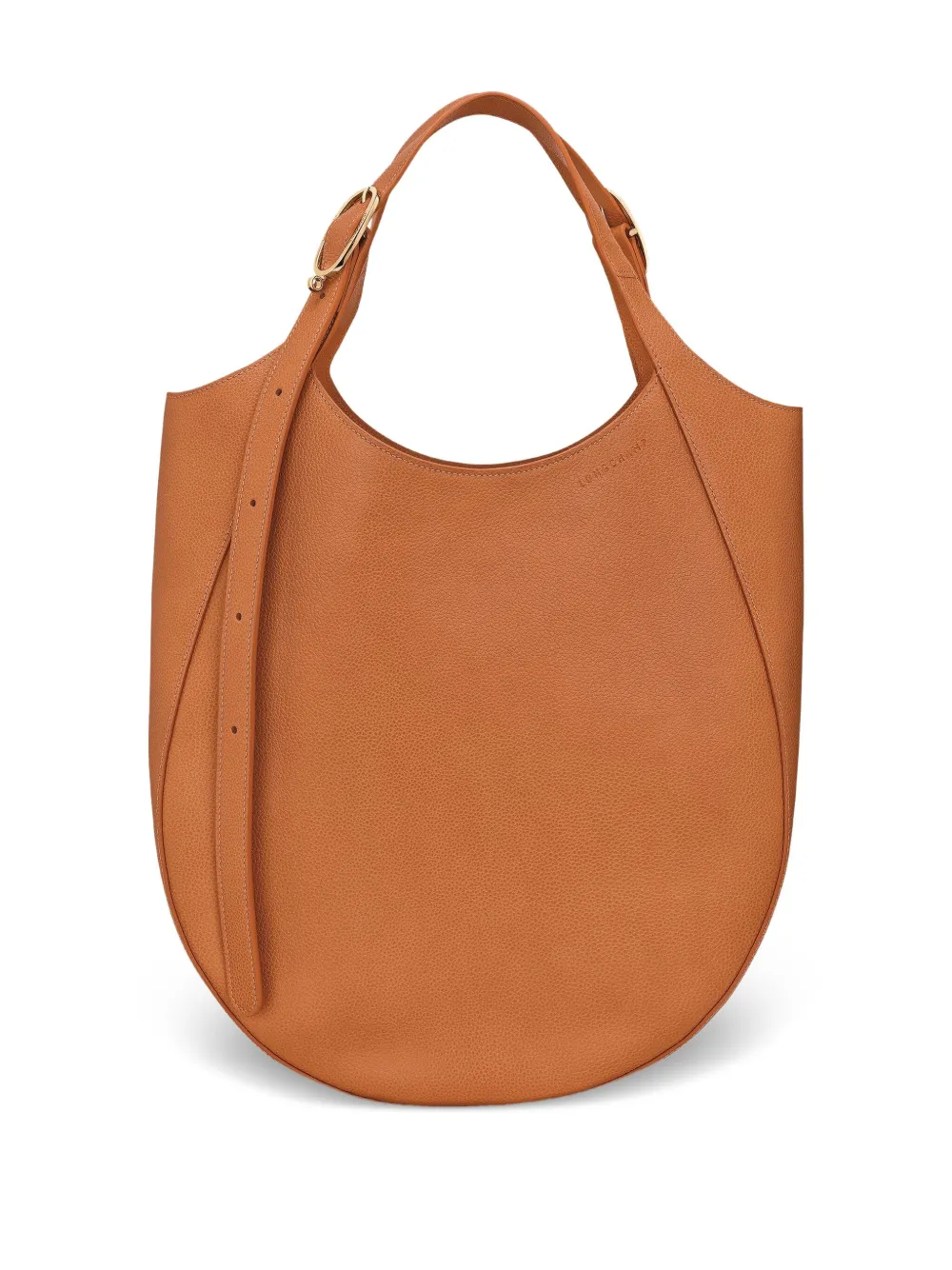 Longchamp Le Foulonné Xl 粒面皮质托特包 In Brown