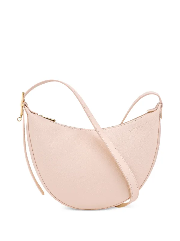 Longchamp ル フローネ グレインレザーショルダーバッグ S | ピンク 