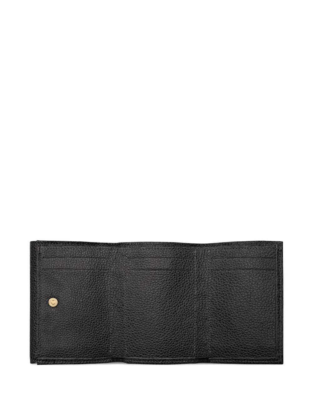 Longchamp Le Foulonné 小号钱包 In Black