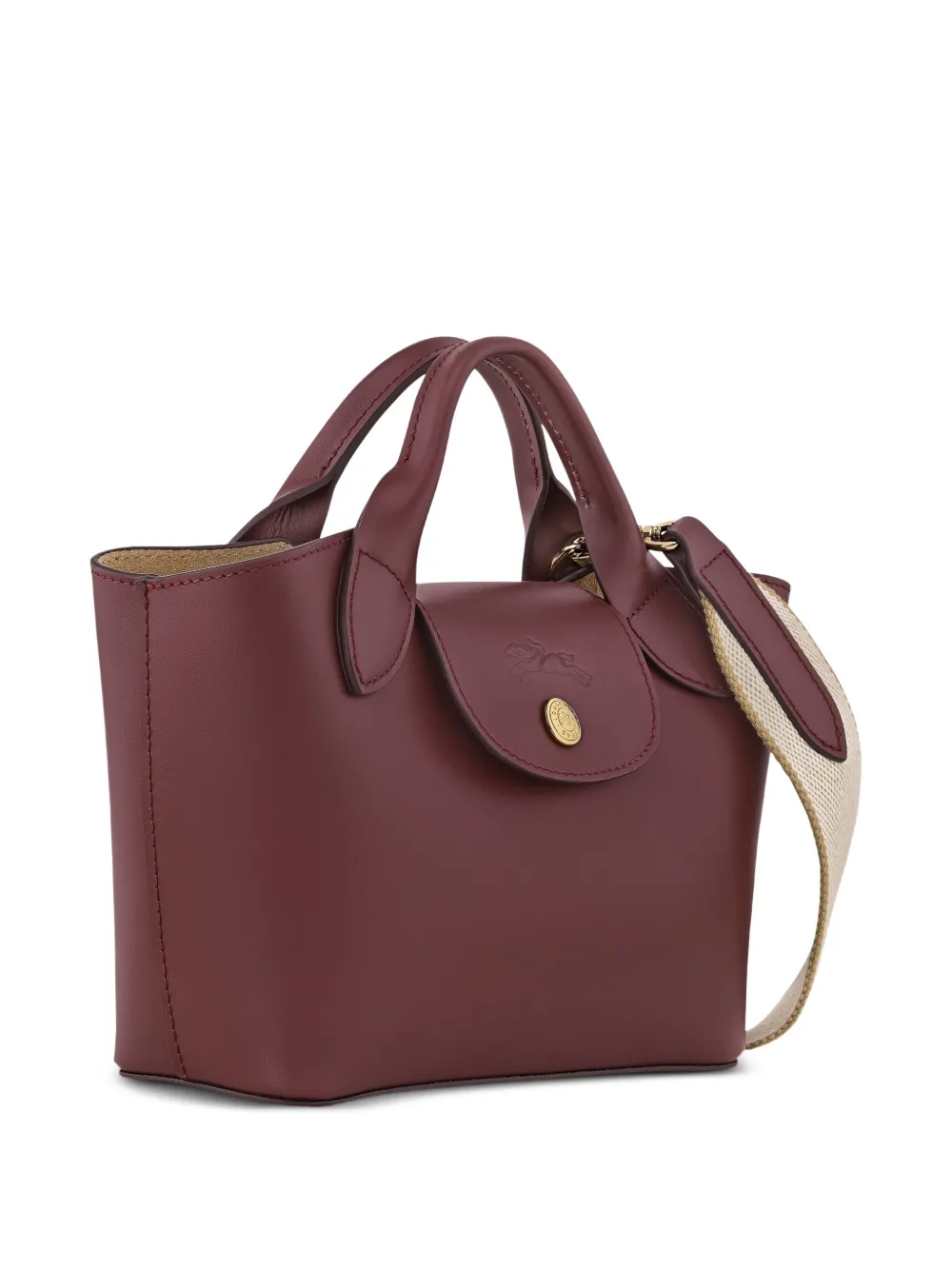 Longchamp Épure XS shopper met logo-reliëf Rood