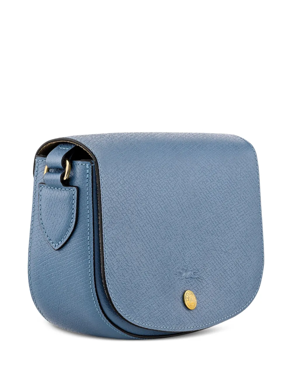 Longchamp Épure S 压纹斜挎包 In Blue