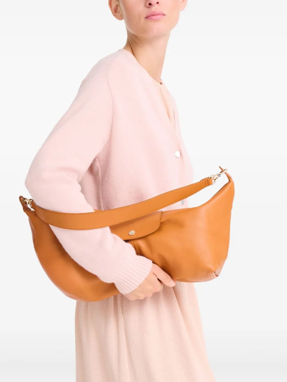 Longchamp Grote Le Pliage Xtra schoudertas - Bruin