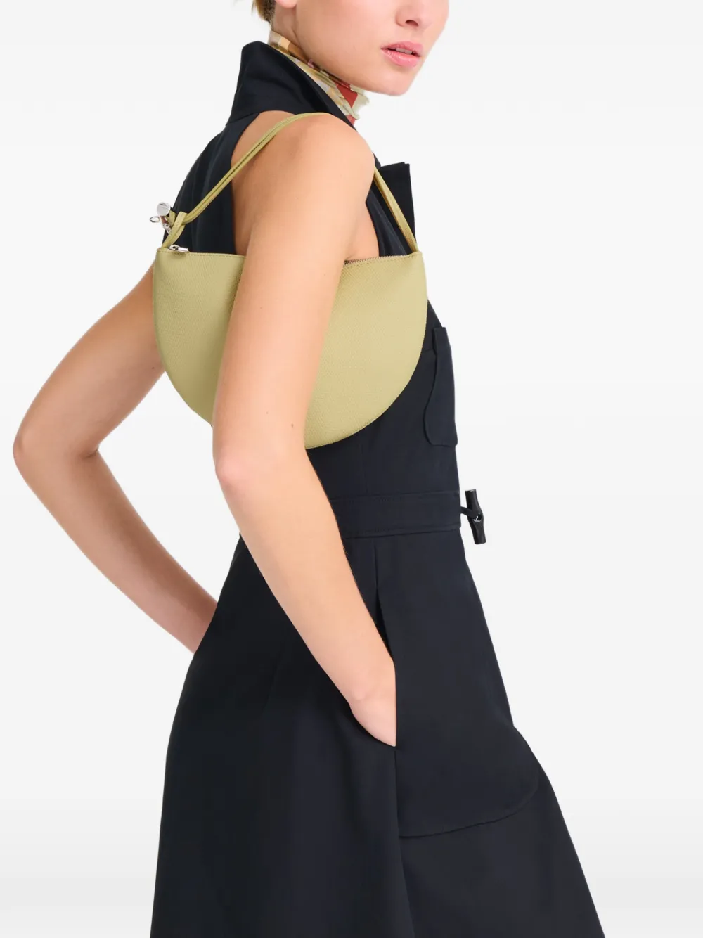 Longchamp Le Roseau shopper - Groen