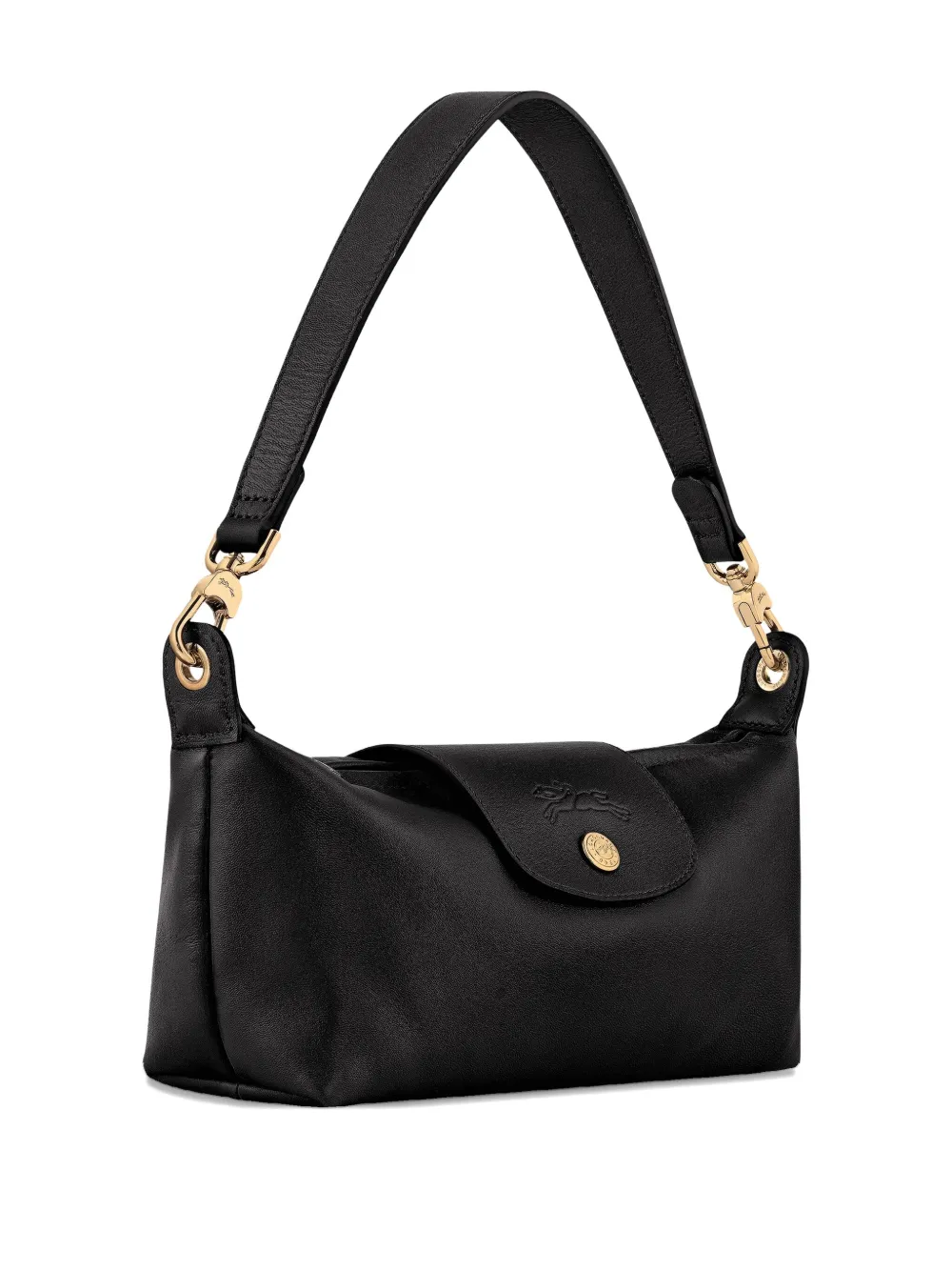 Longchamp Le Pliage Xtra S Flap Shoulder Bag In Black