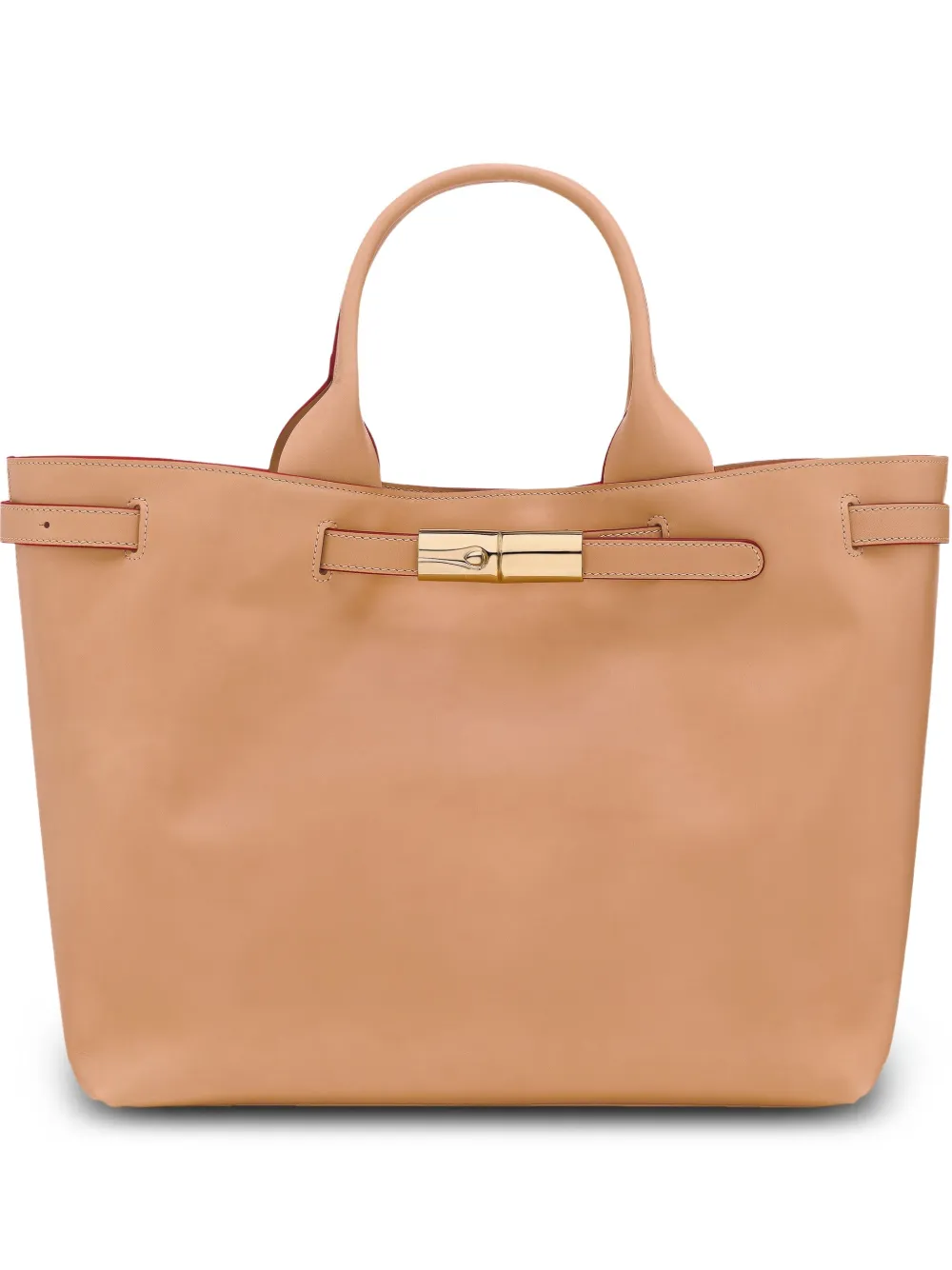Longchamp Borsa tote Le Roseau in pelle - Marrone
