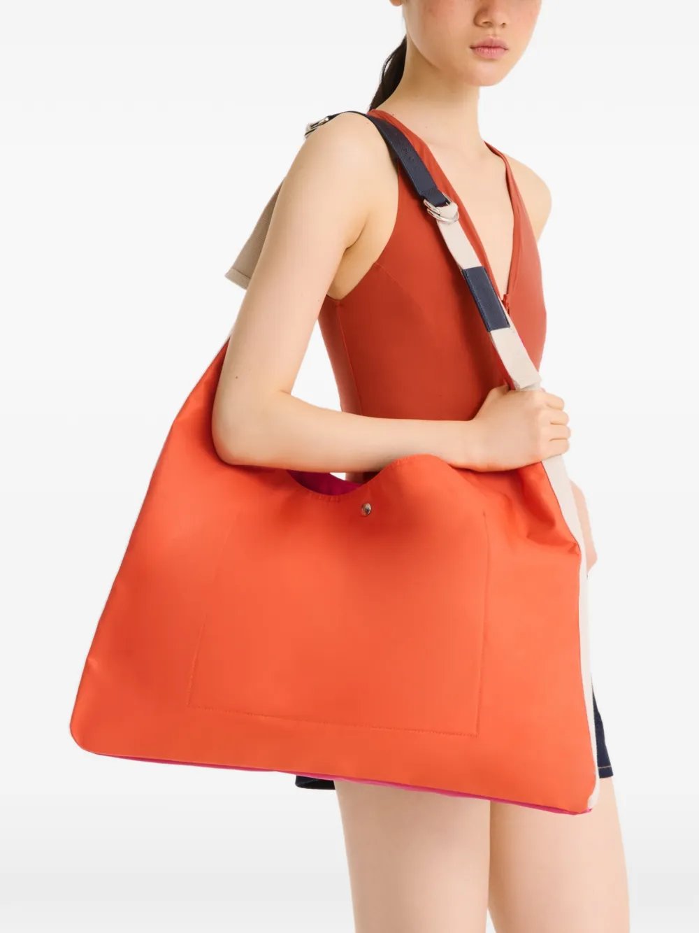  Longchamp Xl Re-play Shoulder Bag - Pink 