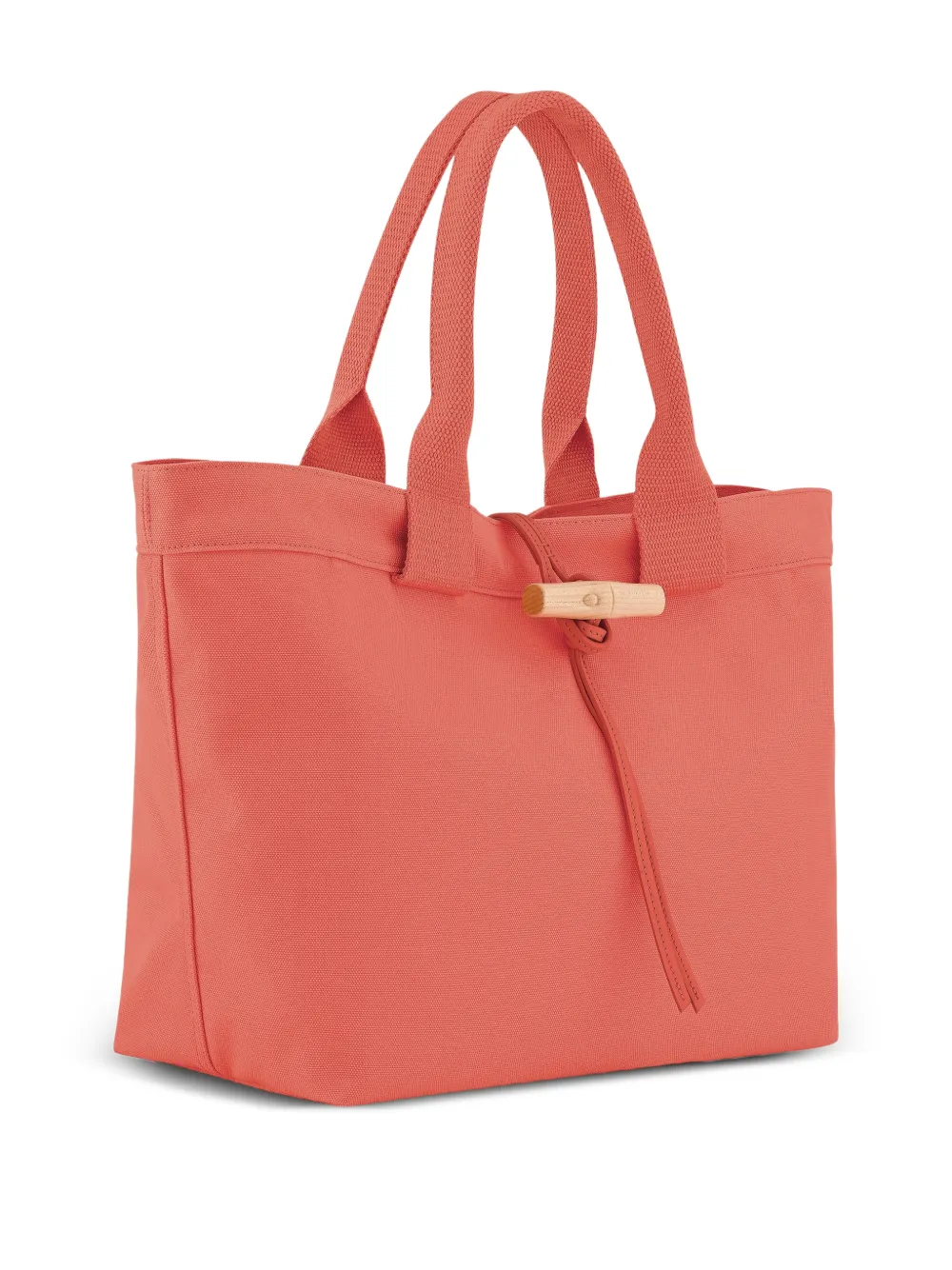 Longchamp Le Roseau grote shopper Oranje