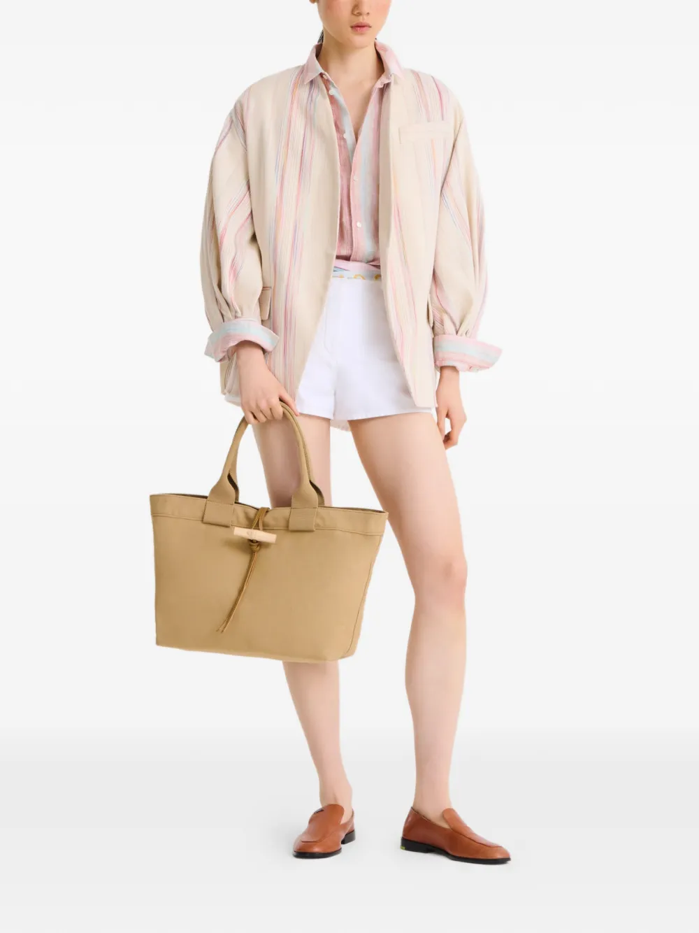 Longchamp Le Roseau L tas Beige