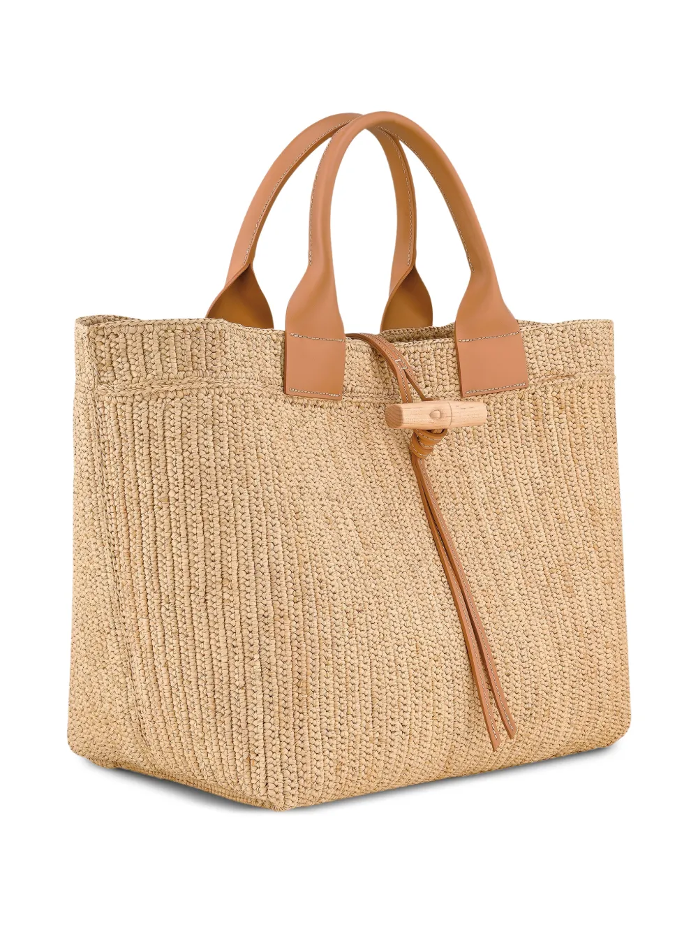  Longchamp L Le Roseau Tote Bag - Neutrals 