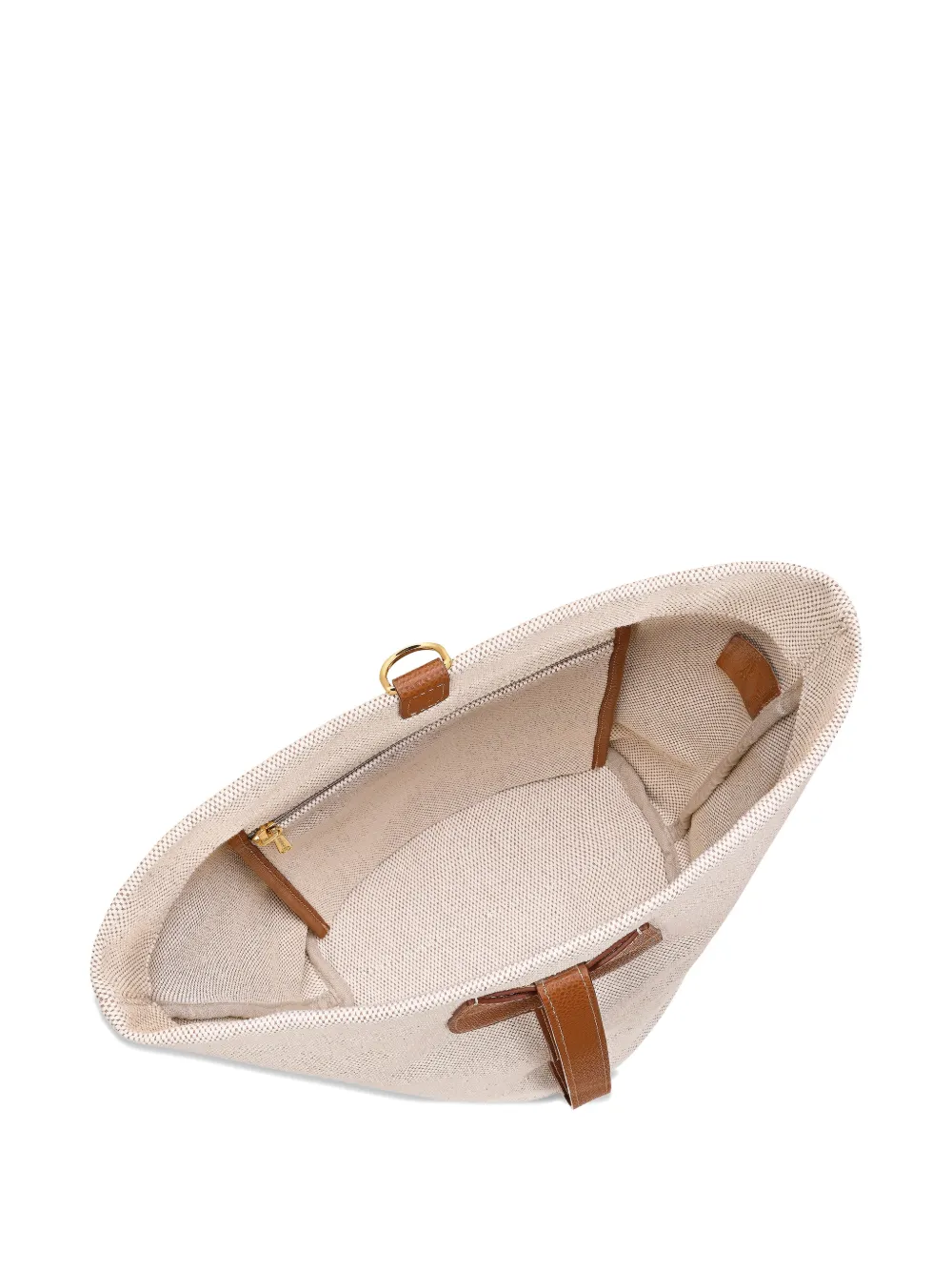 Longchamp L Le Foulonné kleine bucket-tas Beige