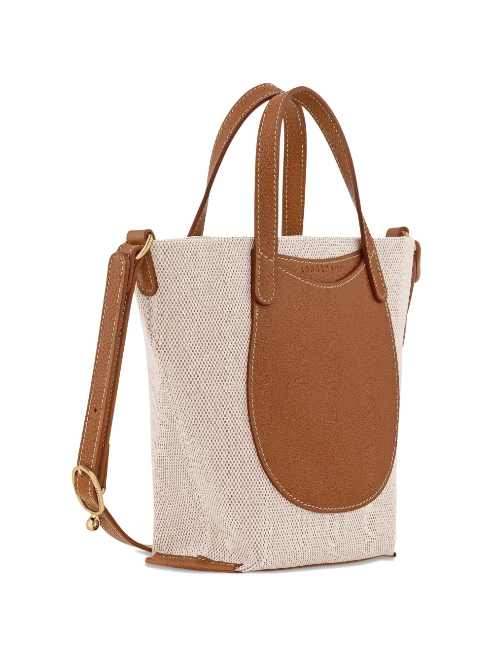 Longchamp S Le Foulonné shopper met handgreep Beige