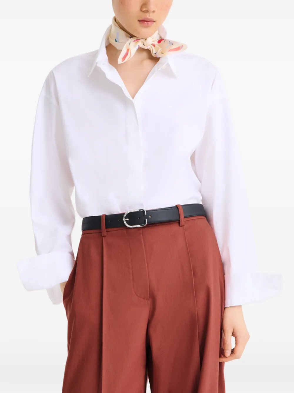 Longchamp Foulard En Attendant la Vague - Toni neutri