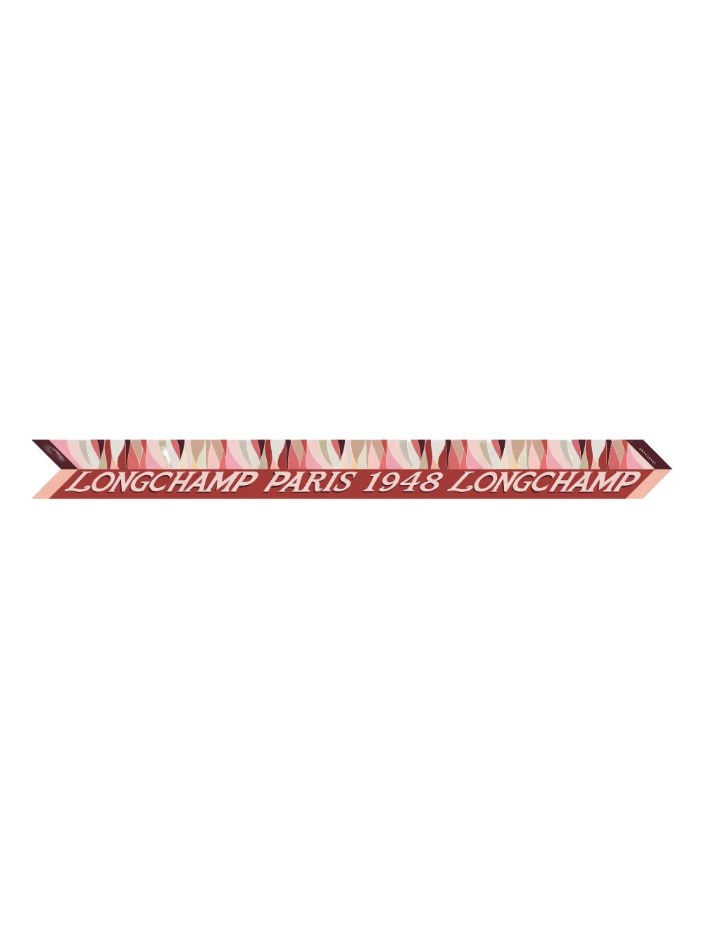 Longchamp patterned scarf | Red | Image 1