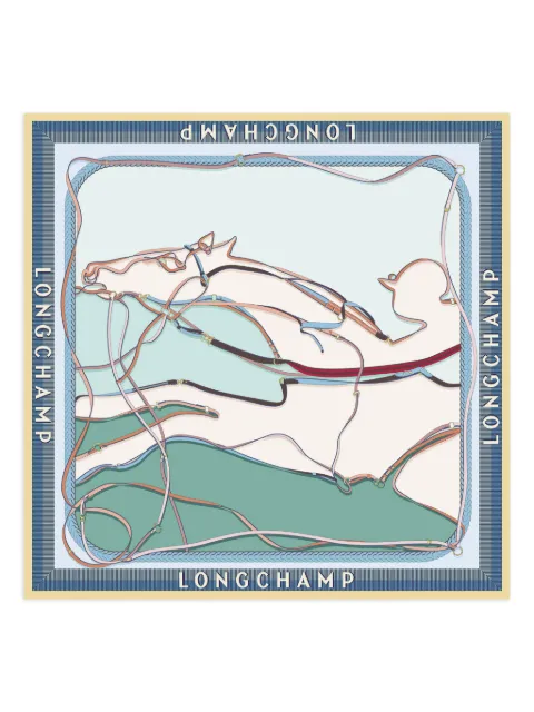 Longchamp foulard À toute Allure en soie