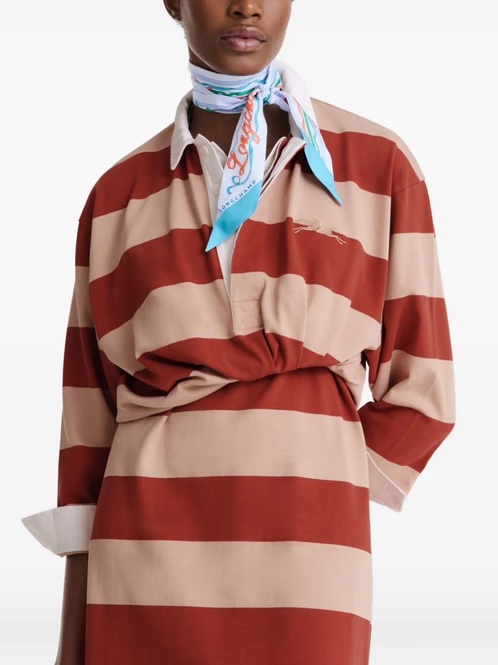 Longchamp Sciarpa Rubans - Blu