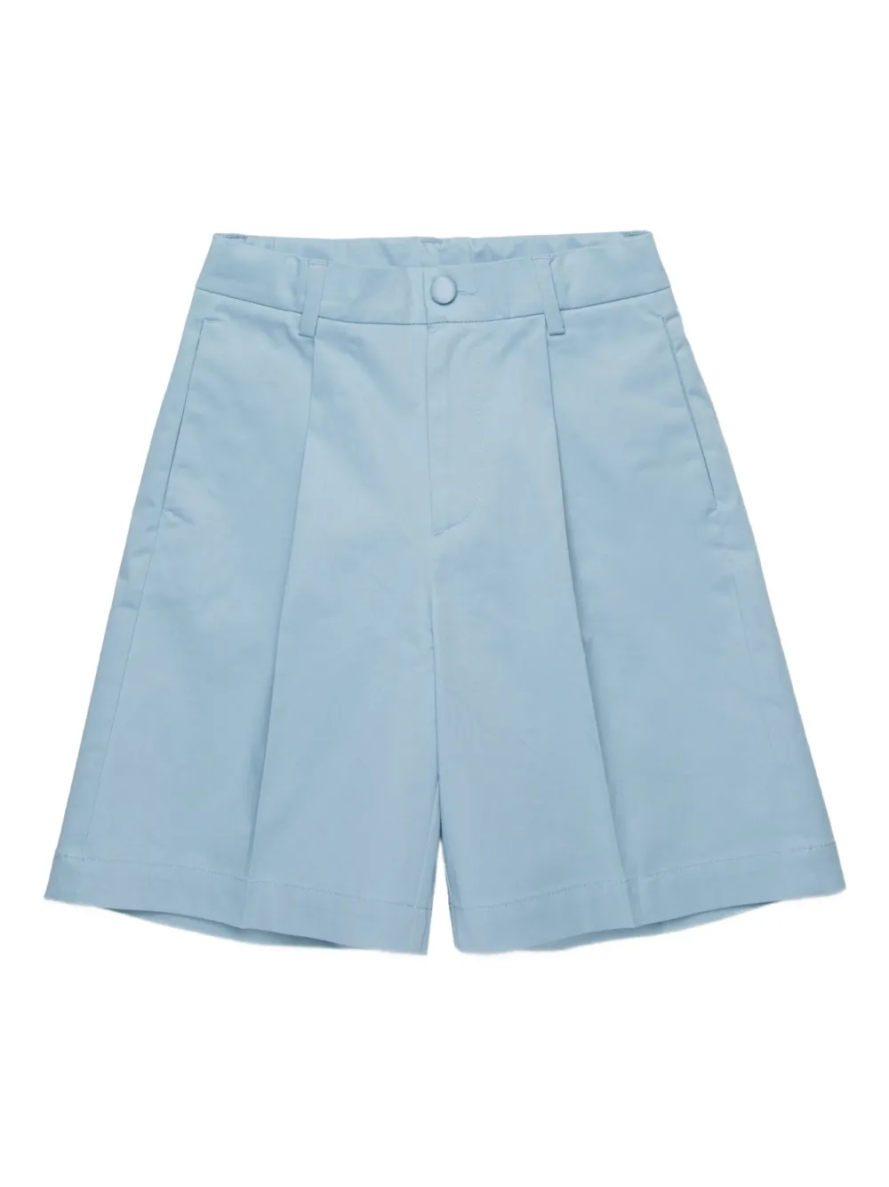 Nº21 Kids Shorts con pieghe frontali - Blu
