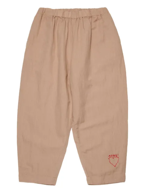 Marni Kids Calça com bordado de coração