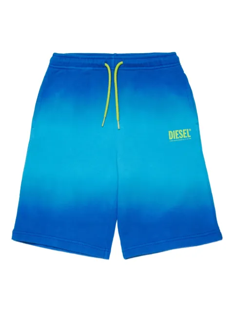 Diesel Kids Pshade logo-detail drawstring shorts