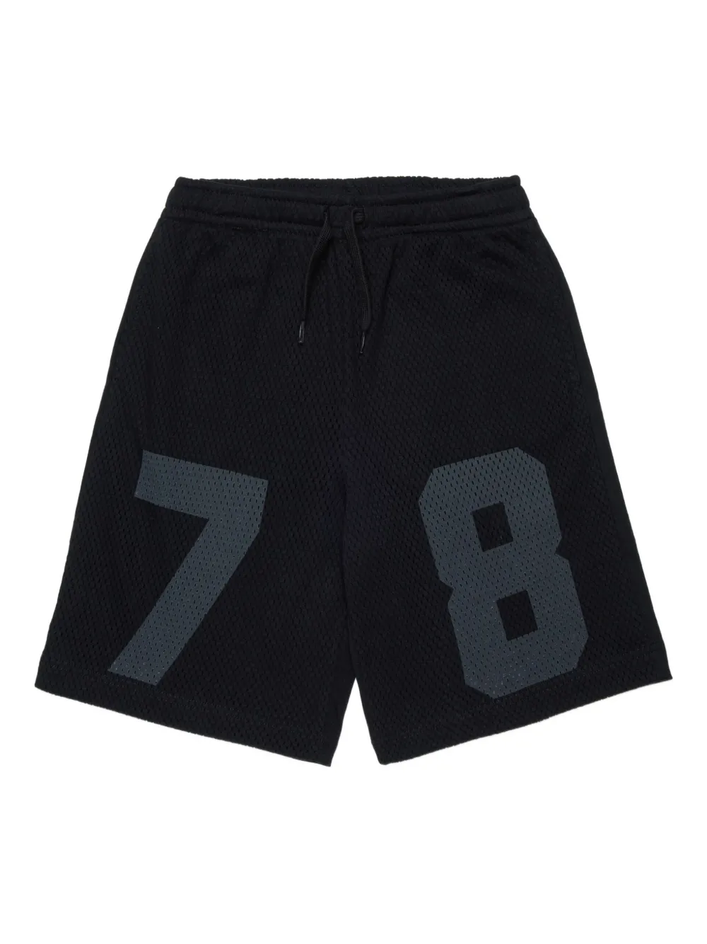 Diesel Kids Shorts casual in rete - Nero
