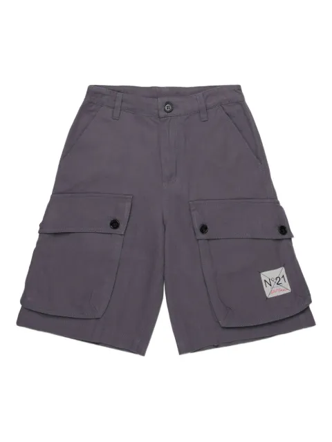 Nº21 Kids shorts cargo con botones