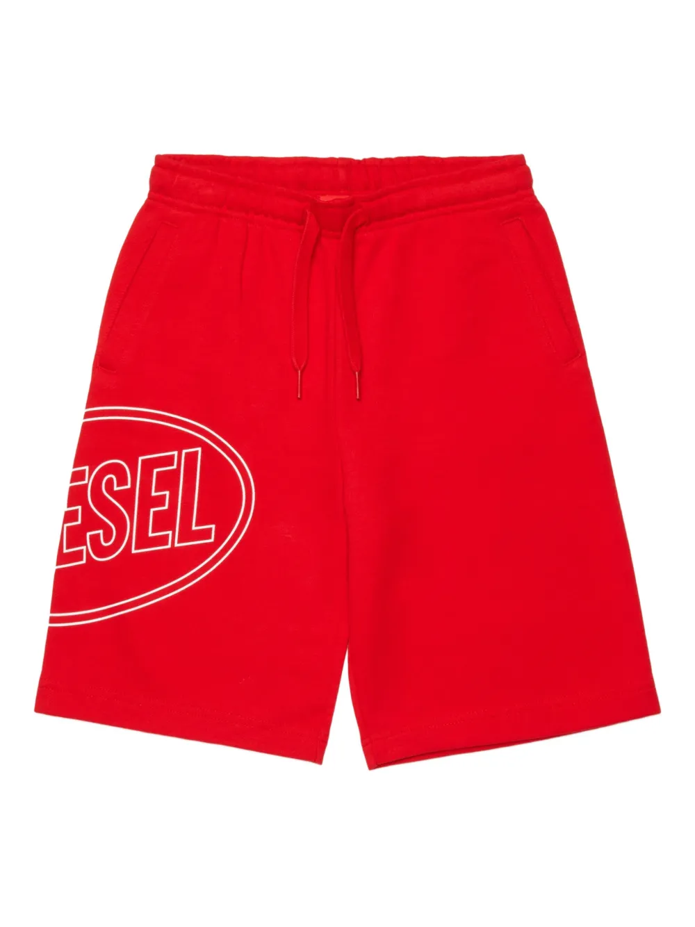 Diesel Kids' Pcircle Logo-detail Shorts In Multi