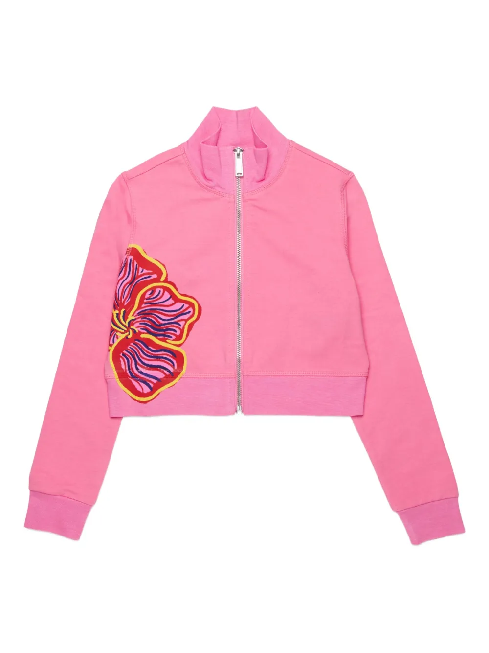 DSQUARED2 KIDS Felpa con zip - Rosa