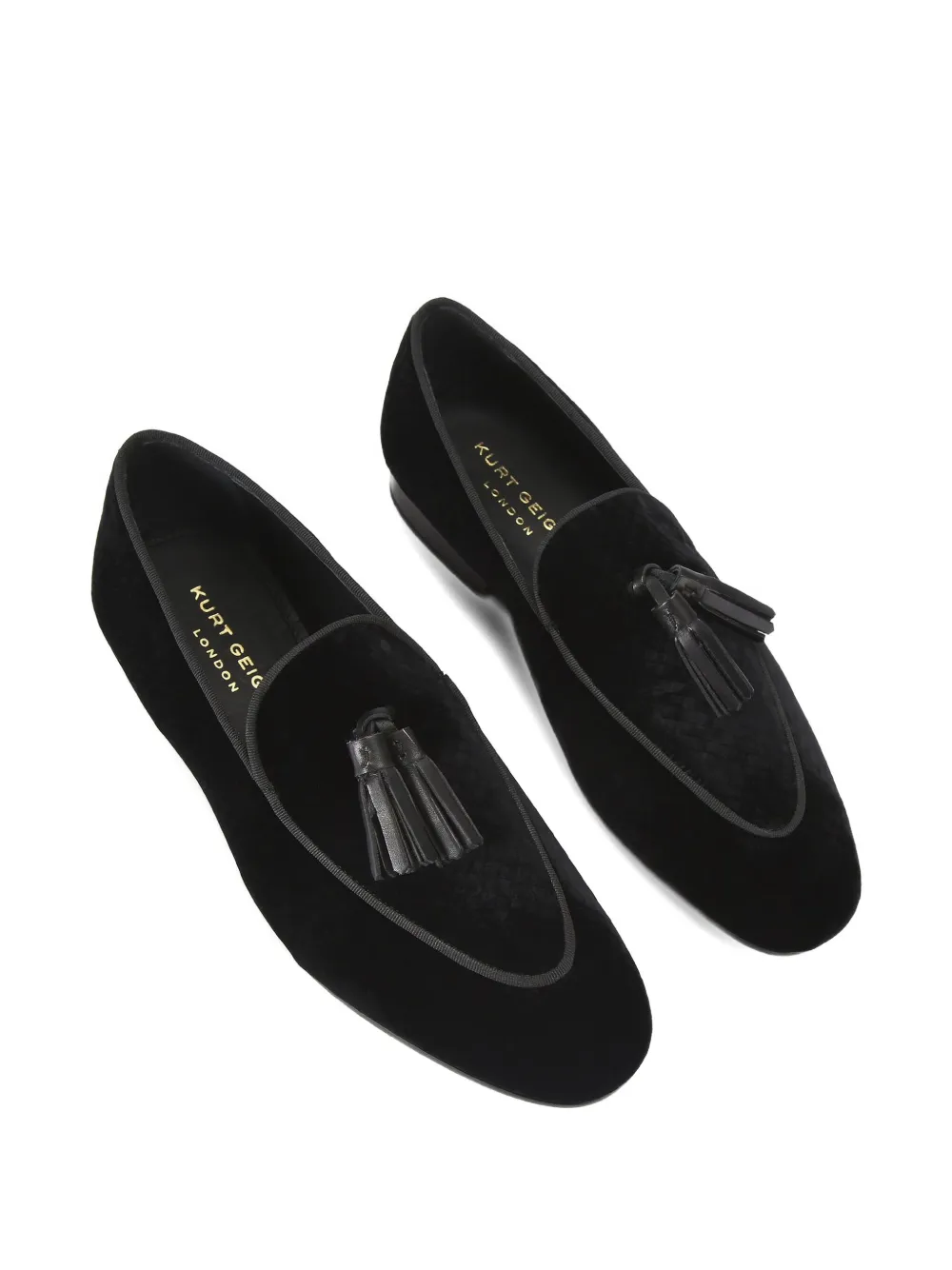 Kurt Geiger London Bedford loafers met kwastje - Zwart