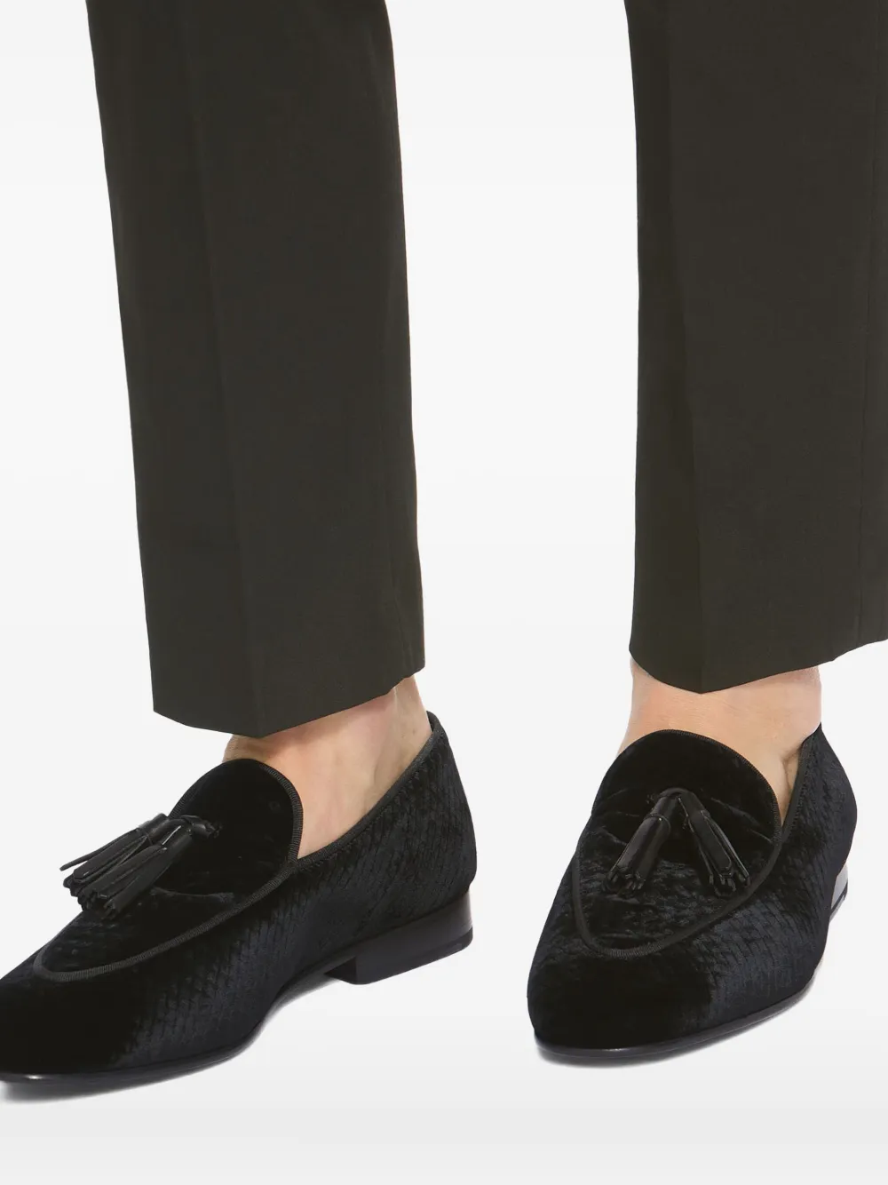 Kurt Geiger London Bedford loafers met kwastje Zwart