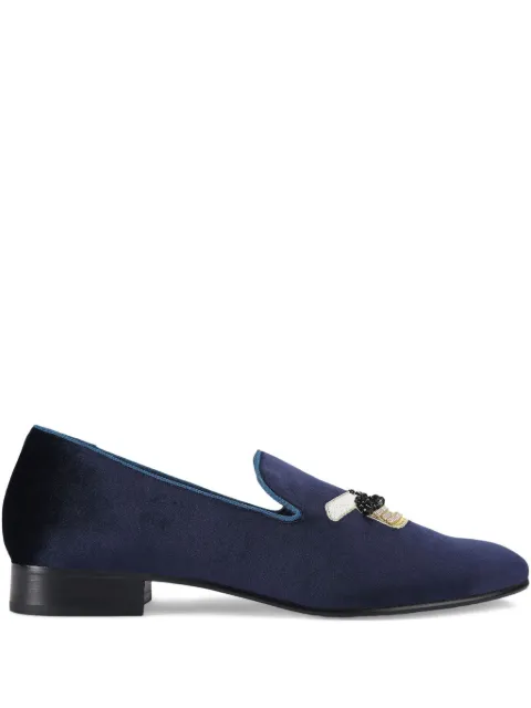 Kurt Geiger London Ace embroidered-detail loafers