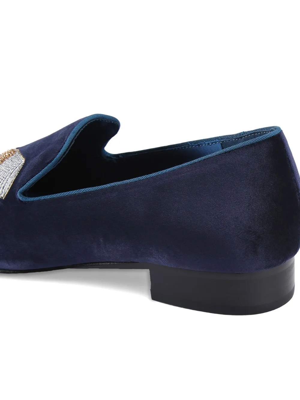 Kurt Geiger London Ace loafers met geborduurd detail Blauw