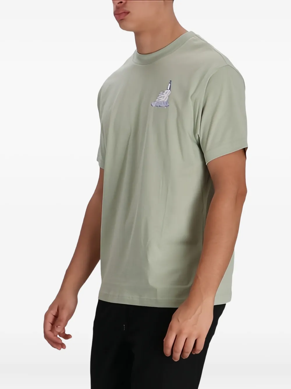 New Balance T-shirt met grafische print Beige