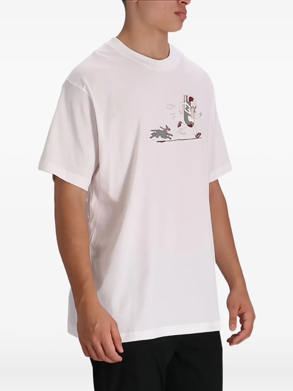 New Balance Newbie Chase T-shirt Wit