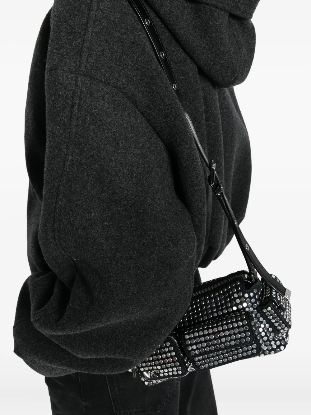 Michael Michael Kors Dakota schoudertas verfraaid met studs - Zwart