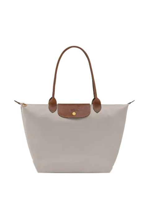 Longchamp L Le Pliage top-handle pebble tote bag