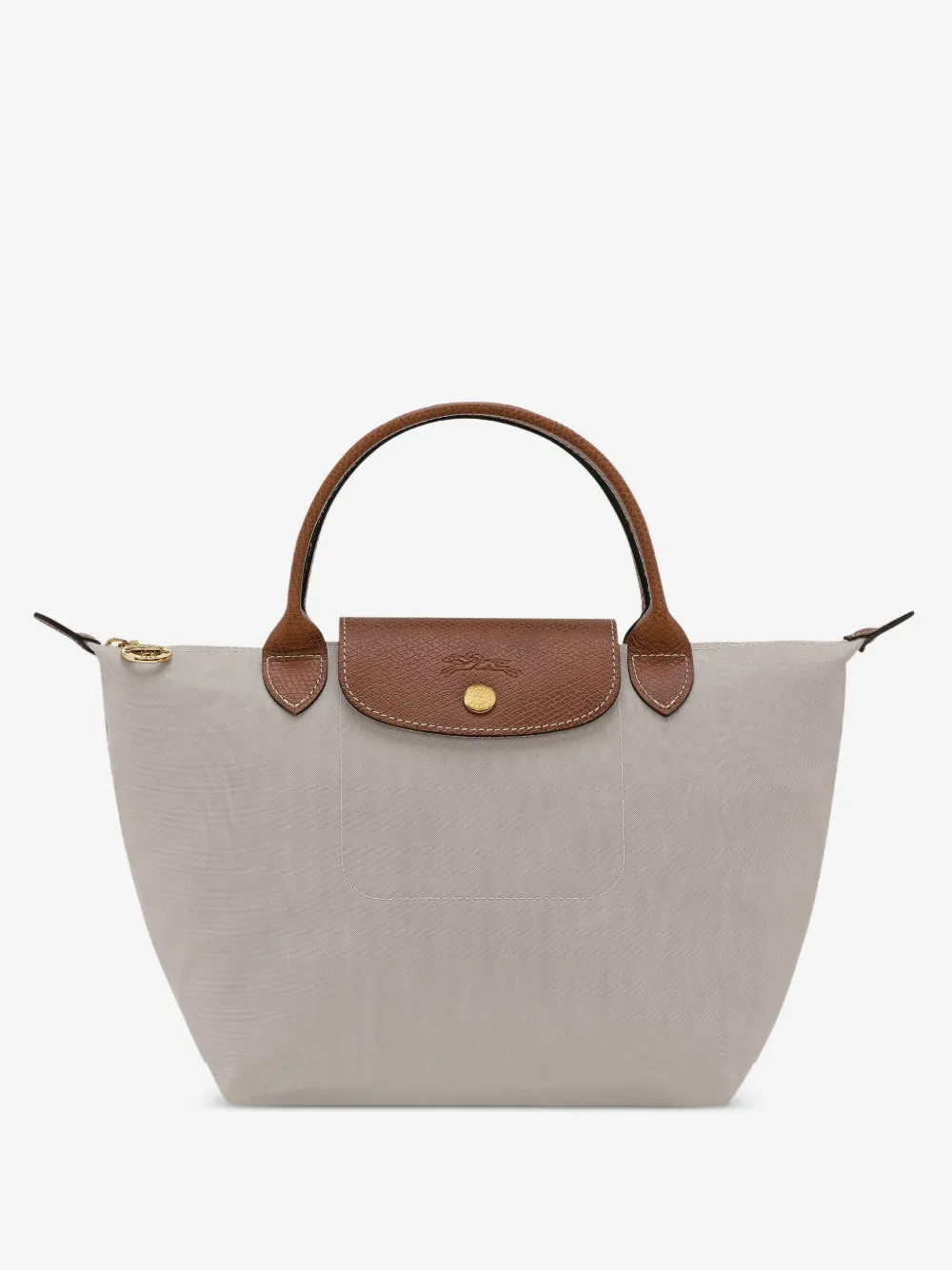 Longchamp Le Pliage leather-trim tote bag | Neutrals | Image 1